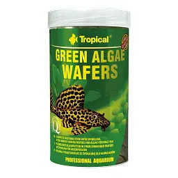 Сухий корм для акваріумних риб Tropical в пластинках Green Algae Wafers 250 мл для травоїдних донних риб