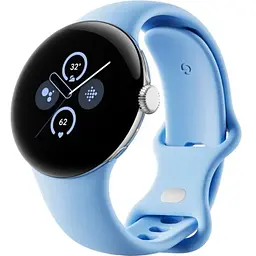 Смарт-часы Google Pixel Watch 2 LTE Polished Silver Aluminum Case / Bay Active Band