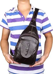 Чоловіча шкіряна сумка Vintage 23х45,5х4 см sum0014993 - мініатюра 10