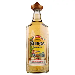 Упаковка текіли Sierra Reposado 38% 6 л (1 л х 6 шт.) - мініатюра 2