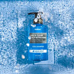 Шампунь Kundal Cool & Clear Scalp Refreshing Shampoo Aqua Mint 500 мл (8809693253265) - мініатюра 3