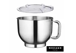 Кухонний комбайн Mozano професійний тістоміс 3в1 Kitchen Machine 2300 Вт чаша 6,2л Silver Кулінарна книга в подарунок - мініатюра 6