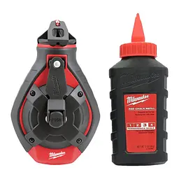 Шнур для розмітки Bold Line MILWAUKEE, 30 м/1,5 мм, у комплекті з червоним крейдяним порошком
