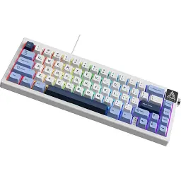 Клавіатура USB Ajazz AK650 Sea Salt switches Blue/White/Blue (AK650-SS-BWB) UA - мініатюра 3