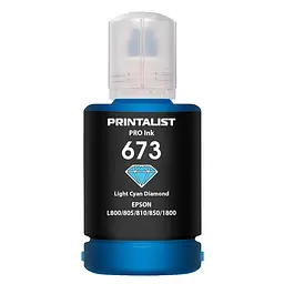 Чорнило PRINTALIST 673 для Epson L800 140г Light Cyan водорозчинне (PL673LC) - мініатюра 5