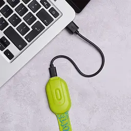 Закладка-ліхтарик Flexilight Rechargeable Класика Модний зелений, 14,7х3,6х1,3 см (FLRAW) - мініатюра 7