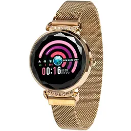 Фітнес-браслет Swarovski L12 розумний годинник золотистий