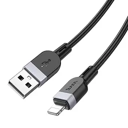 Дата кабель Hoco X 109 Energy silicone USB to Lightning (2 m) Black - мініатюра 3