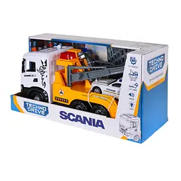 Ігровий набір серії "Mid Truck" – ЕВАКУАТОР SCANIA З МАШИНОЮ ПОЛІЦІЇ (світло, звук) TechnoDrive 3004KS - мініатюра 5