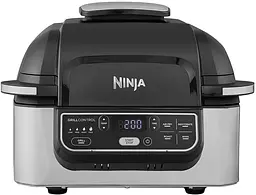 Мультипіч Ninja Foodi Health MultiGrill & Air Fryer чорна (AG301EU) - мініатюра 2