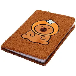 Блокнот А5 ZiBi Capybara 10 Kids Line плюшевий клітинка 80 аркушів (ZB.700024) - мініатюра 7