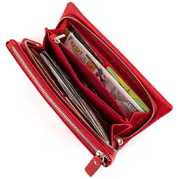 Жіночий шкіряний гаманець-клатч ST Leather 20,8х10х2 см acs0015263 - мініатюра 5