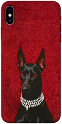 TPU чохол Demsky Premium doberman для Apple iPhone X (5.8")