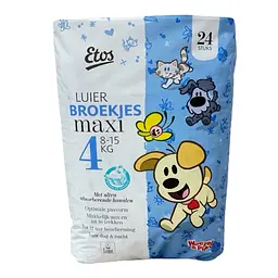 Підгузки-трусики Etos 4 Maxi (8-15 кг), 24 шт