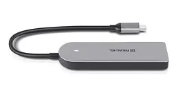 USB-хаб Real-el CQ-415 USB Type-C 4-в-1 - миниатюра 3