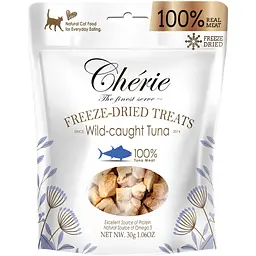 Ласощі для котів Pettric Cherie Freeze Dried Treats Wild Caught Tuna 30 г