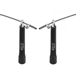 Скакалка 4FIZJO Standard+ швидкісна для кросфіту Black 4FJ0183 (P-5907739311528) - мініатюра 3