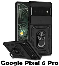 Панель BeCover Military для Google Pixel 6 Pro Black (707427) - мініатюра 2