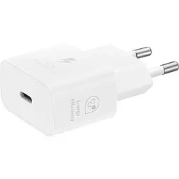 Samsung Зарядний пристрій мережевий 25Вт USB-С кабель USB-C > USB-C 1 м білий - мініатюра 5