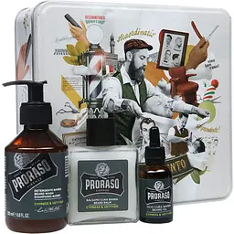 Подарунковий набір для догляду за бородою Proraso Cypress&Vetyver в металевій коробці - мініатюра 2