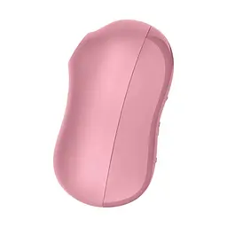 Вакуумний стимулятор клітора з вібрацією Satisfyer Cotton рожевий - мініатюра 4