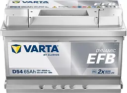 Акумулятор Varta Dynamic EFB 12В 65Аг 650А (EN) R+ (565500065)