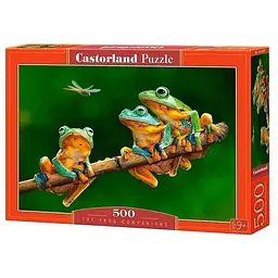 Пазл Castorland puzzle Компанія жаб, 500 ел. (B-52301)