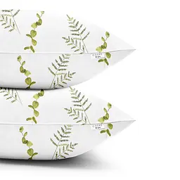 Набір наволочок Cosas Green foliage 50х70 см оливковий (SetPillow_FoliageGreen_50х70) - мініатюра 2