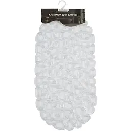 Килимок для ванної Eco Fabric Бублики 68х34 см прозоро-білий (6834-005) - мініатюра 3
