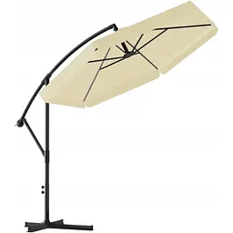 Садова парасоля GardenLine GAO1503 Banana з LED підсвіткою Beige [144770] - мініатюра 3