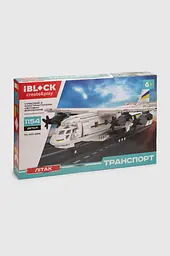 Конструктор iBlock Транспорт Літак PL-921-396 Різнокольоровий (6902095194449)