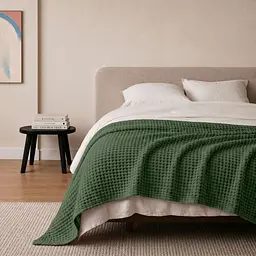 Плед покривало Cosas Basil Greek Waffle 230х240 см вафельне (Blanket_54Basil_GreekWaffle_230x240) - мініатюра 2