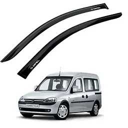 Дефлектори вікон для Opel Combo C 2001-2011 Скотч 3M Voron Glass