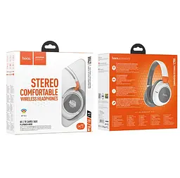 Навушники Bluetooth Hoco W43 Adventure BT headphones White - мініатюра 3