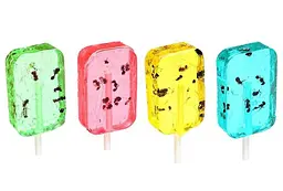 Льодяник із комахою Hotlix Ant Insect Hard Candy Sucker 1шт, 28г - мініатюра 2