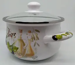 Каструля Aureti, з кришкою, 22 см, 1,6 л (AU-702-16) - мініатюра 2