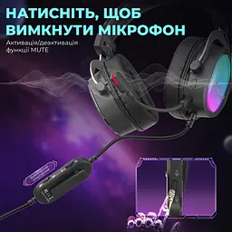 Навушники Fifine H16 7.1 RGB чорний (H16) - мініатюра 7