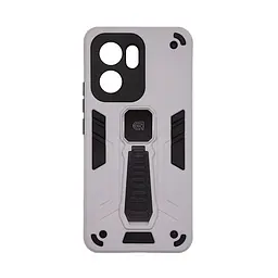 Чехол для OPPO Reno13 F 5G/Reno13 F 4G/Reno13 FS 5G, Proover, серый, с подставкой и магнитом, противоударный, ударопрочный, бронированный, панель-накладка, защита всего корпуса, термополиуретан (TPU) + поликарбонат (PC), ArmorStandart (ARM85760)