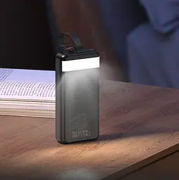 Power Bank Hoco J123B Element 22.5W+PD20W fully compatible power bank with digital display(30000mAh) Black - мініатюра 3