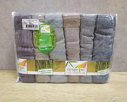 Набір бамбукових махрових турецьких рушників Cestepe 6 штук Bamboo Aymira 50х90 - мініатюра 5
