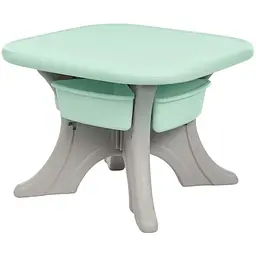 Дитячий столик з двома стільцями Bambi NEW TABLE-5 бежево-м'ятний - мініатюра 2