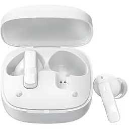 Бездротові навушники Baseus Bowie E20 True Wireless Earphones, IPX5, BT5.3, ENC, 35mAh, 500mAh, 8h, White A00069700223-00 - мініатюра 3