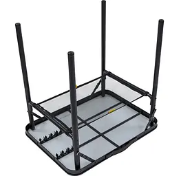 Стіл Bo-Camp Northgate 60x45 cm Black/Grey (1404182) (DAS302567) - мініатюра 4