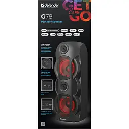 Акустична система 1.0 Defender G78 70Вт BT/TF/USB/MIC/Light - мініатюра 6