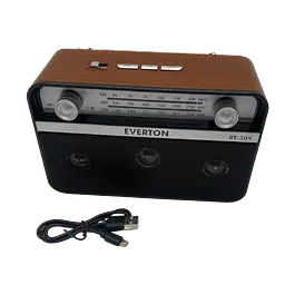 Портативний радіоприймач Everton RT-309 FM/AM/SW/Bluetooth/USB з ліхтариком (1756375714) - мініатюра 2
