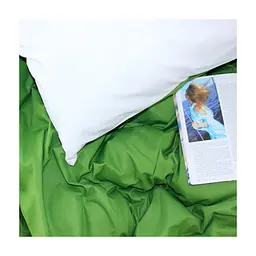 Постельное белье MirSon Ranforce Elite Green Diego (11-2107 + 18-0130) 160х220 (2200004697710) - миниатюра 3