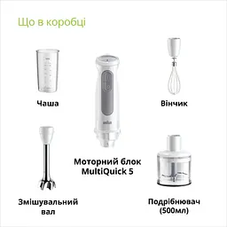 Блендер Braun MQ 50236 MWH - мініатюра 9