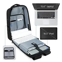 Рюкзак антикрадій міський Mark Ryden 9405YY 15.6" USB 20 л чорний (16253) - мініатюра 5
