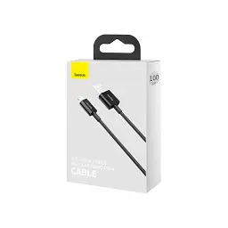 Дата кабель USB 2.0 AM to Lightning 1.0m 2.4A Superior Series Black Baseus (CALYS-A01) - мініатюра 3