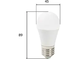 Лампа світлодіодна MIORRO 8W G45 c 720Lm ~ 175-265V арт.51-314-009. - мініатюра 2